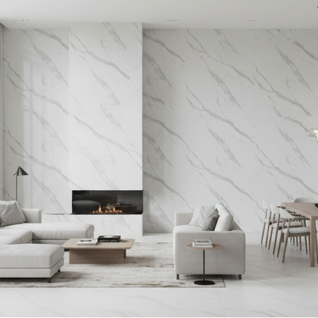 Les différents coloris de nos plaques en PVC effet marbre