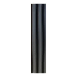 Panneau Acoustique Bois Ébène (Noir) 270x60 cm