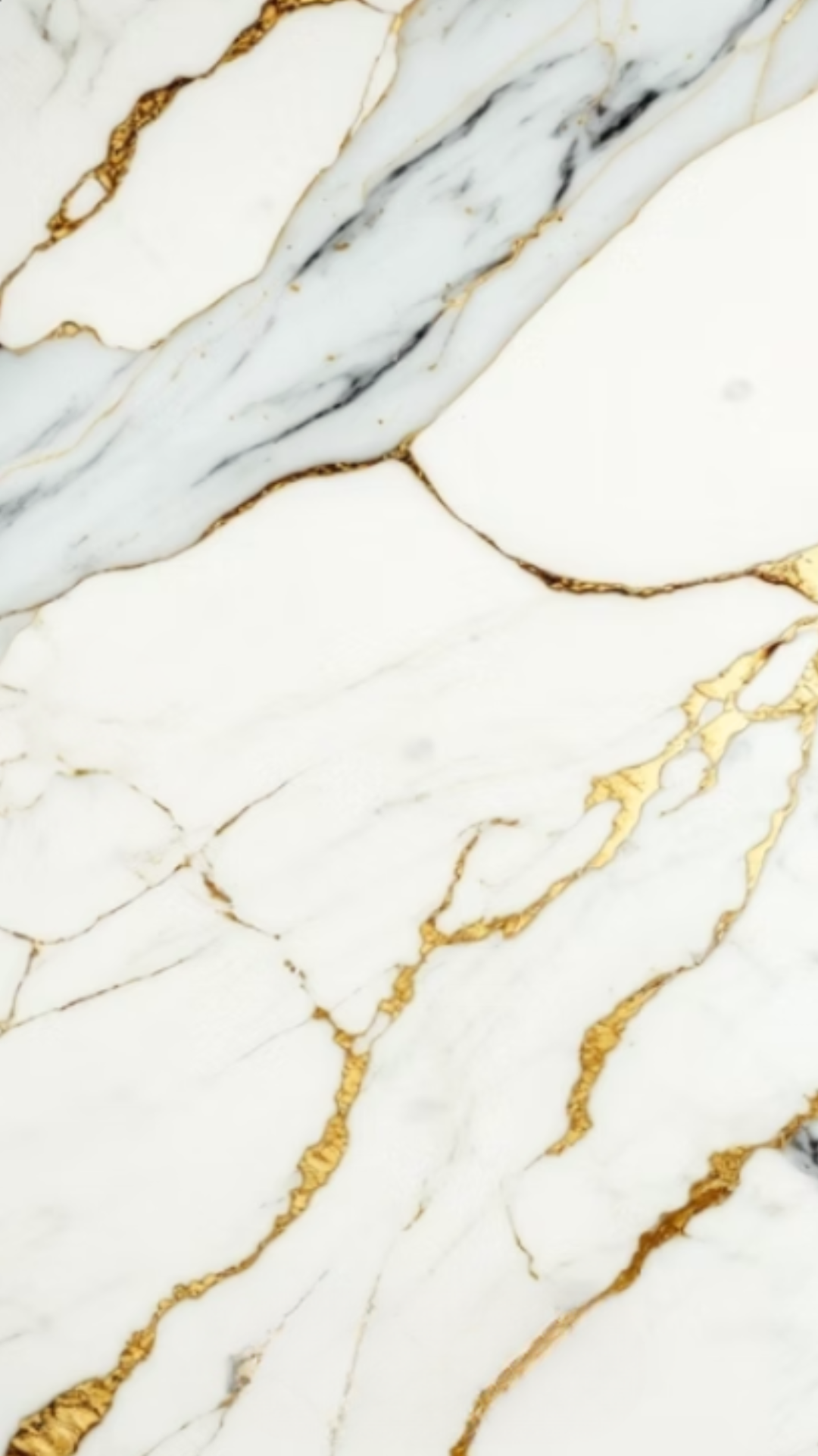 Panneau mural décoratif – Kintsugi Gold 122x280 (blanc/or)
