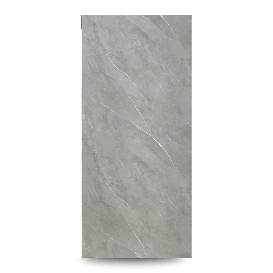 Panneau PVC marbre gris diagonal mat 280×122