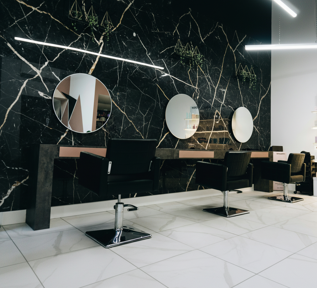 Panneaux_pvc_effet_marbre_coiffure_noir_veine_fine_or_et_blanche